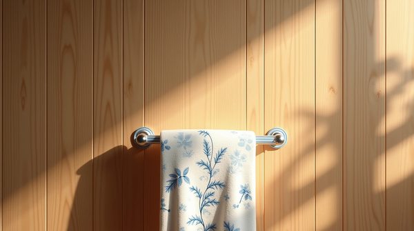 Porte-serviette mural en bois : élégance et fonctionnalité dans la salle de bain